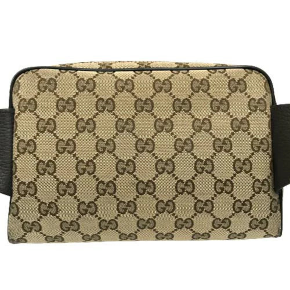 Gucci GG Body Bum Crossbody Belt Bag Waist Crossbody Leather Brown - Picture 5 of 10